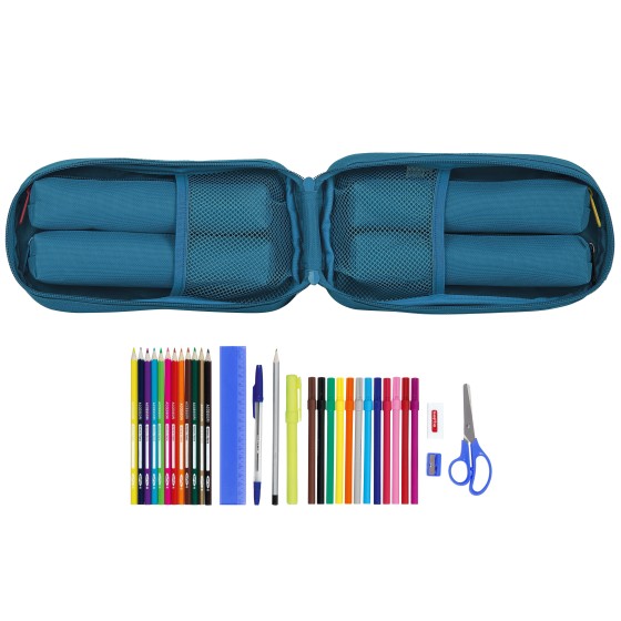 Estuche Escolar BLACKFIT8 33 Piezas 12 x 23 x 5 cm.