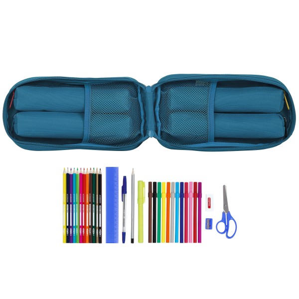 Estuche Escolar BLACKFIT8 33 Piezas 12 x 23 x 5 cm.