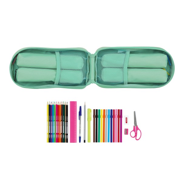 Estuche Escolar BLACKFIT8 33 Piezas 12 x 23 x 5 cm.