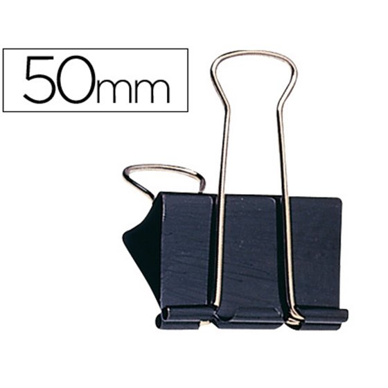 Pinza Metalica Q-Connect Reversible N.5 51 Mm Caja De 10 Unidades