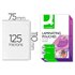 Bolsa De Plastificar Q-Connect 110 X 75 Mm 125 Mc Carnet De Identidad Caja De 100 Unidades