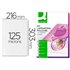 Bolsa De Plastificar Q-Connect 303 X 216 Mm 125 Mc Din A4 A Caja De 100 Unidades
