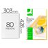 Bolsa De Plastificar Q-Connect 303 X 426 Mm 80 Mc Din A3 Caja De 100 Unidades