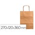 Bolsa Kraft Q-Connect Natural Asa Retorcida 270X120X360 Mm