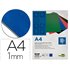 Tapa Encuadernacion Liderpapel Carton A4 1Mm Azul Paquete De 50 Unidades