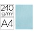 Papel Color Liderpapel Pergamino A4 240Gr Azul Pack De 25 Hojas