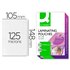Bolsa De Plastificar Q-Connect 105 X 148 Mm Din A6 125 Mc Caja De 100 Unidades