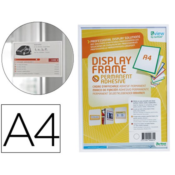 Funda Para Colgar Tarifold Din A4 Adhesiva Blanco