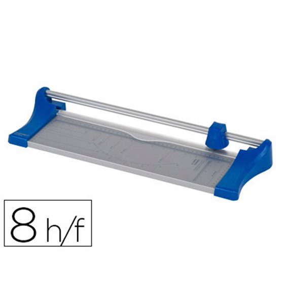 Cizalla Q-Connect Metalica De Rodillo De 32 Cm Con Base De Aluminio