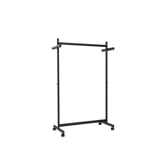 Perchero Rocada Maulsamba 10 Colgadores Caballete Con Ruedas Color Negro 116X508X1725 Mm