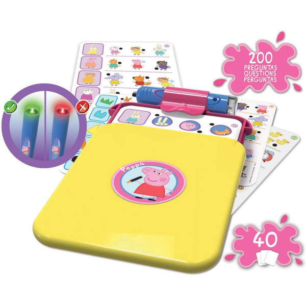 Conector Junior 200 Preguntas Peppa Pig "Cosy Corner"23,5 x 23,5 x 4,7 cm.