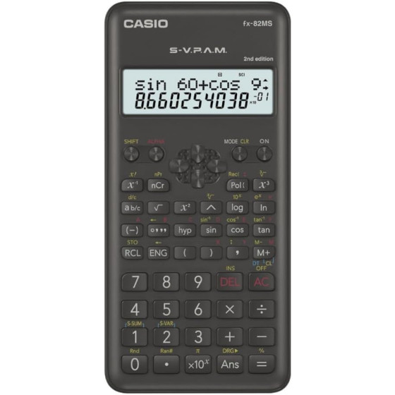 Calculadora Científica CASIO FX-82MS 2-S-ET-B