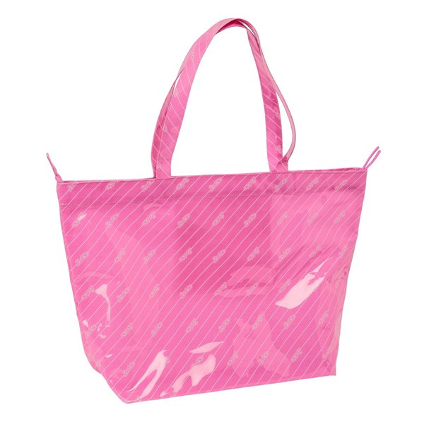 Bolso Shopping Barbie "Logomania Rosa" 54 x 35 x 17 cm.