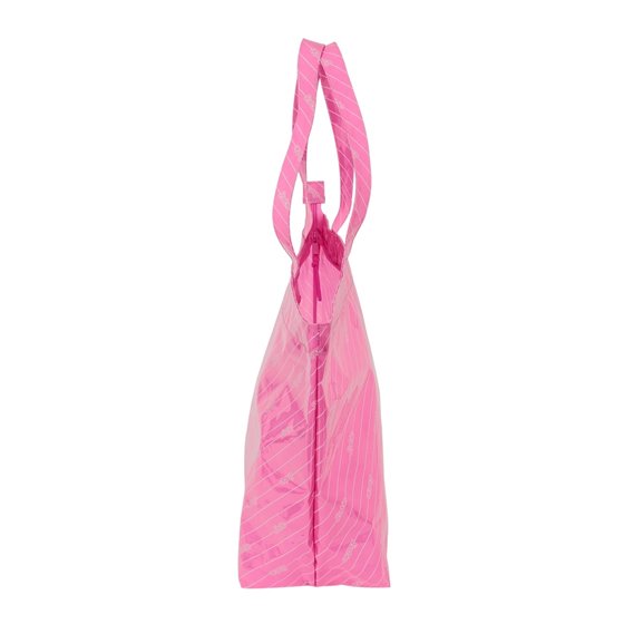 Bolso Shopping Barbie "Logomania Rosa" 54 x 35 x 17 cm.
