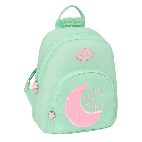 Mini Mochila Reciclado Blackfit8 "Moon" 25 x 30 x 13 cm.