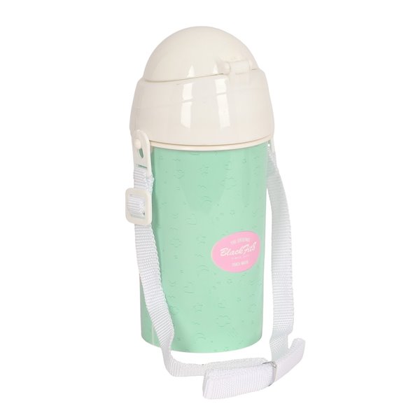 Botella 500Ml Apertura Automatica Con Pajita Blackfit8 "Moon" 7,3 x 19,5 x 7,3 cm.