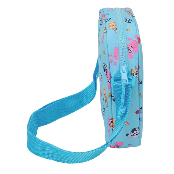 Bolsito Bandolera Bluey 16 x 18 x 4 cm.