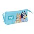 Portatodo Triple Bluey 22 x 12 x 3 cm.