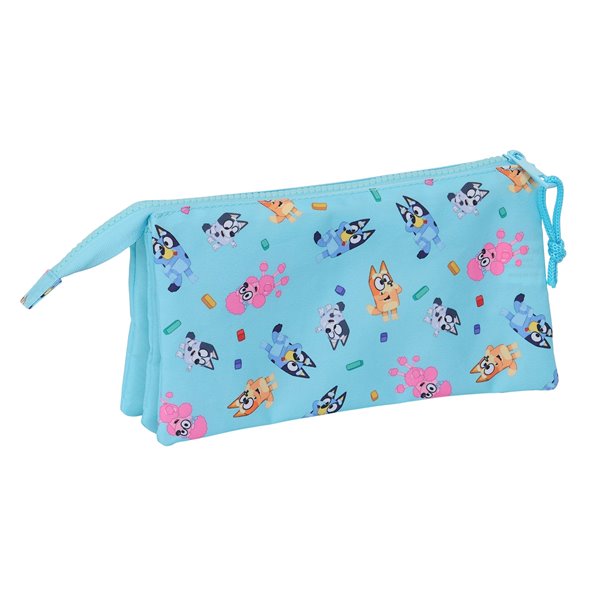 Portatodo Triple Bluey 22 x 12 x 3 cm.