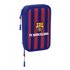 Plumier Doble Pequeño 28 Piezas F.C.Barcelona 12,5 x 19,5 x 4 cm.