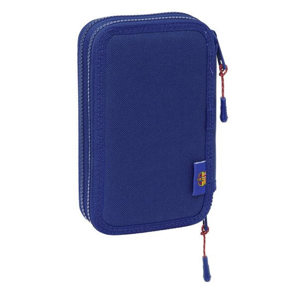 Plumier Doble Pequeño 28 Piezas F.C.Barcelona 12,5 x 19,5 x 4 cm.