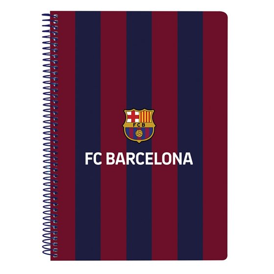 Libreta Cuarto 80 H. Tapas Duras F.C.Barcelona 15,5 x 22 x 1 cm.