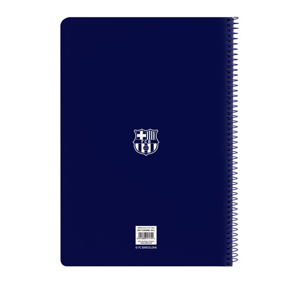 Libreta Folio 80 H. Tapas Duras F.C.Barcelona 21,5 x 31 x 1 cm.