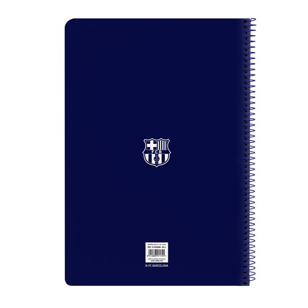 Libreta Folio 80 H. Tapas Duras F.C.Barcelona 21,5 x 31 x 1 cm.