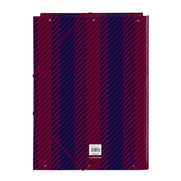 Carpeta Folio 3 Solapas F.C.Barcelona 26 x 33,5 x 2,5 cm.