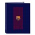 Carpeta Folio 4 Anillas Mixtas F.C.Barcelona 26,5 x 33 x 4 cm.