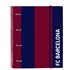 Carpeta 4 Anillas 35 Mm Con Recambio F.C.Barcelona 27 x 32 x 3,5 cm.
