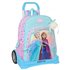 Mochila Con Carro  Evolution Frozen "Cool Days" 33 x 42 x 14 cm.