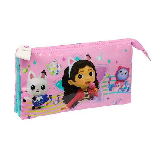 Portatodo Triple Gabby'S Dollhouse "Party" 22 x 12 x 3 cm.