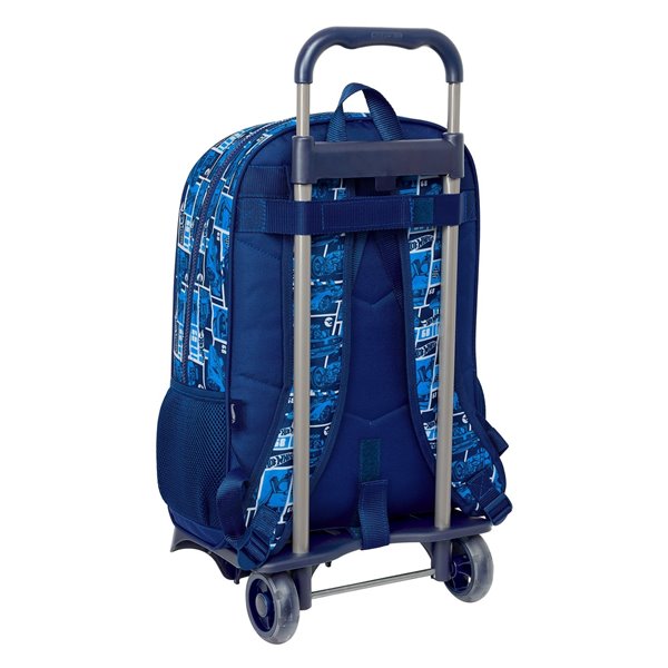 Mochila Con Carro Hot Wheels "Sonny" 32 x 42 x 14 cm.