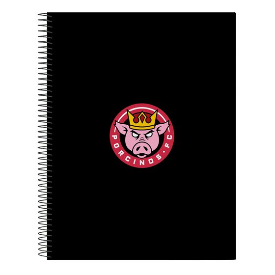 Bloc A4 Microperforado 120 Hojas H Kings League "Porcinos" 21 x 29,7 x 1 cm.