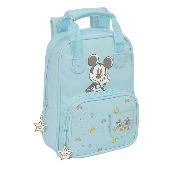 Mochila Infantil Con Asas Mickey Mouse "Baby" 20 x 28 x 8 cm.