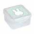 Fiambrera Miffy "Menta" 13 x 7,5 x 13 cm.