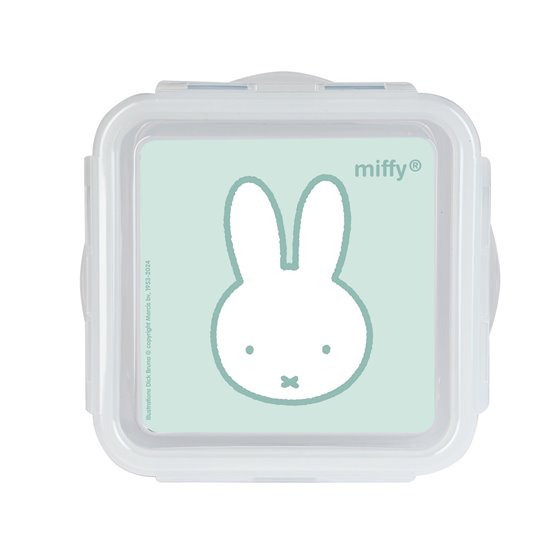 Fiambrera Miffy "Menta" 13 x 7,5 x 13 cm.