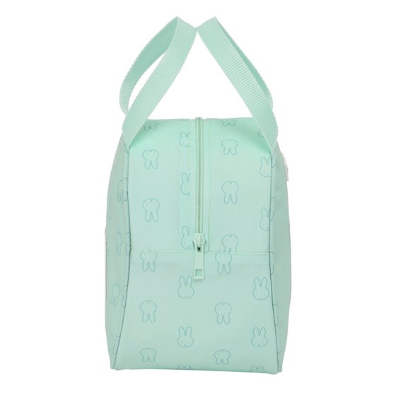 Neceser Termo Reciclado Y Repelente Agua Miffy "Menta" 19 x 22 x 14 cm.