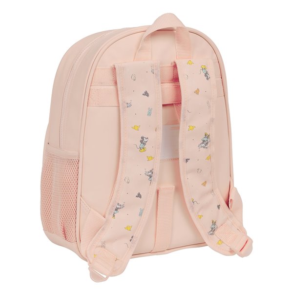 Mochila Infantil Adaptable A Carro Minnie Mouse "Baby" 28 x 34 x 10 cm.