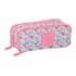 Portatodo Triple Desplegable Recicladoe Moos "Flores" 21 x 8 x 8 cm.