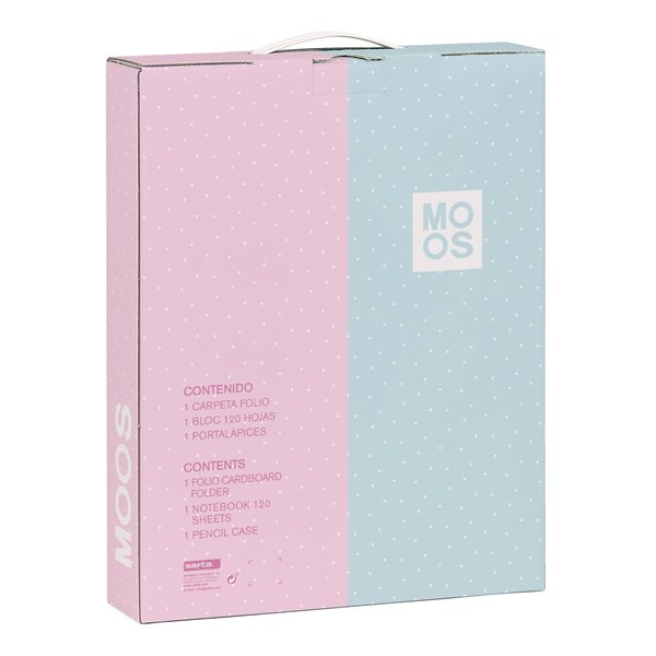 Set De Regalo Pequeño Moos "Flores" 28 x 35 x 6 cm.