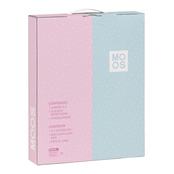 Set De Regalo Pequeño Moos "Flores" 28 x 35 x 6 cm.