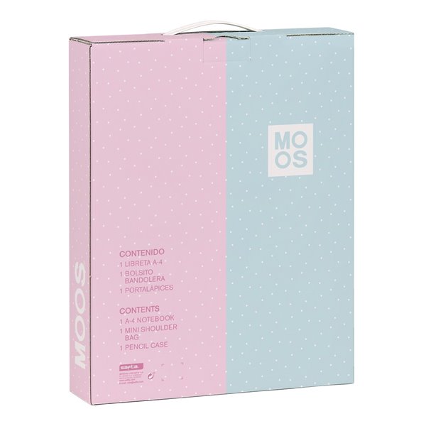 Set De Regalo Pequeño Moos "Flores" 28 x 35 x 6 cm.