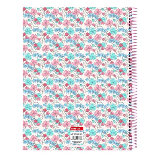 Bloc A4 Microperforado 120 Hojas H Moos "Flores" 21 x 29,7 x 1 cm.