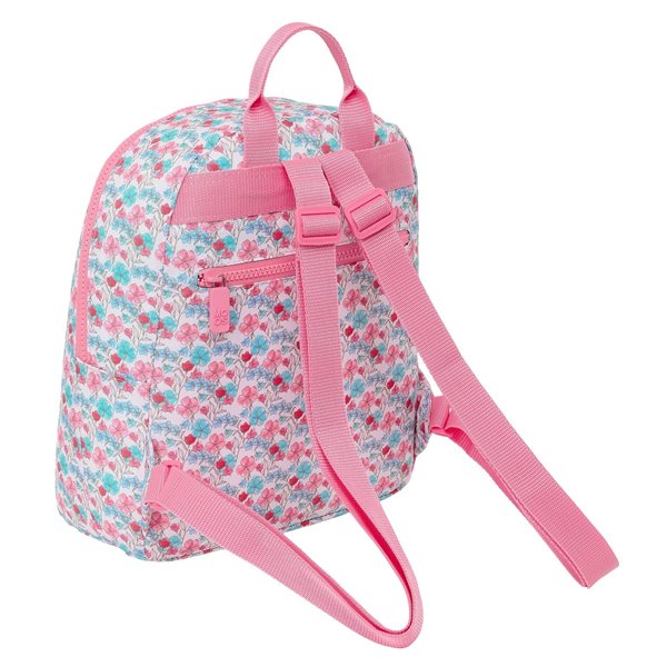 Mini Mochila Reciclado Moos "Flores" 25 x 30 x 13 cm.