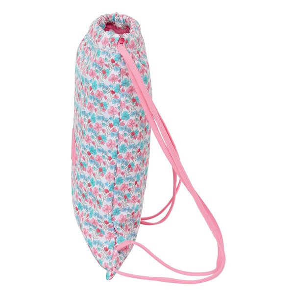 Saco Plano Reciclado Moos "Flores" 35 x 40 x 1 cm.