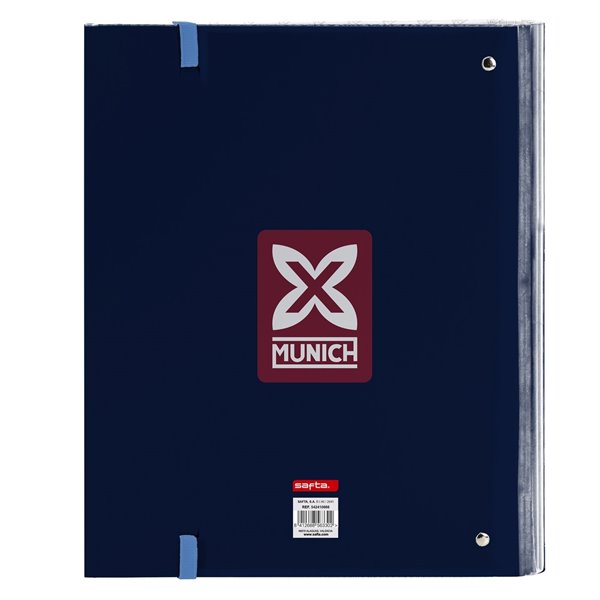 Carpeta 4 Anillas 35 Mm Con Recambio Munich "Royal" 27 x 32 x 3,5 cm.