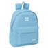 Mochila Munich Basicos "Azul" 33 x 42 x 15 cm.