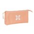 Portatodo Triple Munich Basicos "Peach" 22 x 12 x 3 cm.